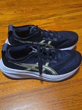 Size 12 - ASICS Gel Nimbus 27 Men's Running Shoes/Midnight Vanilla